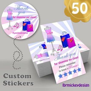 Thank you cards & Stickers